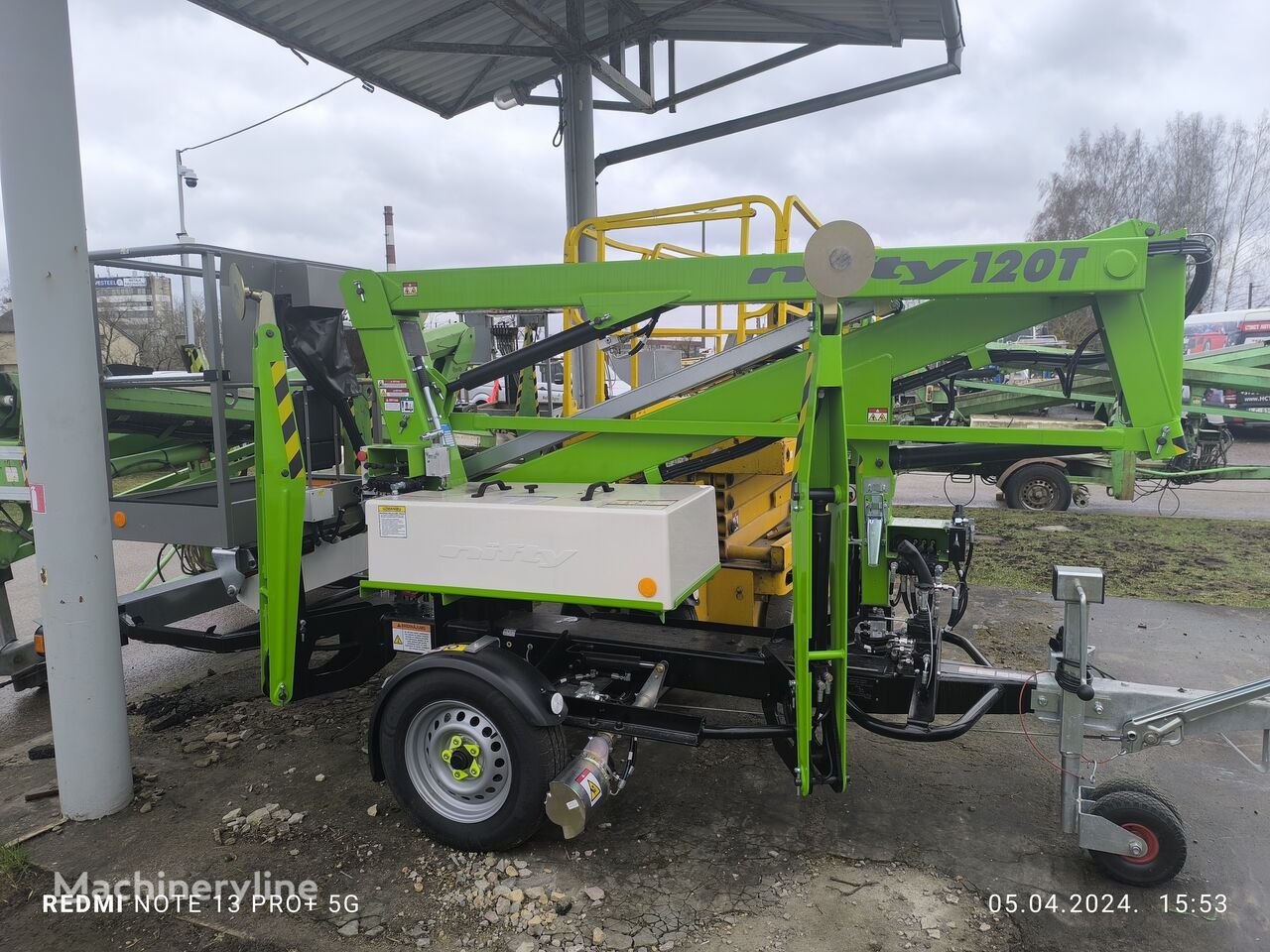 new Niftylift N120TET articulated boom lift