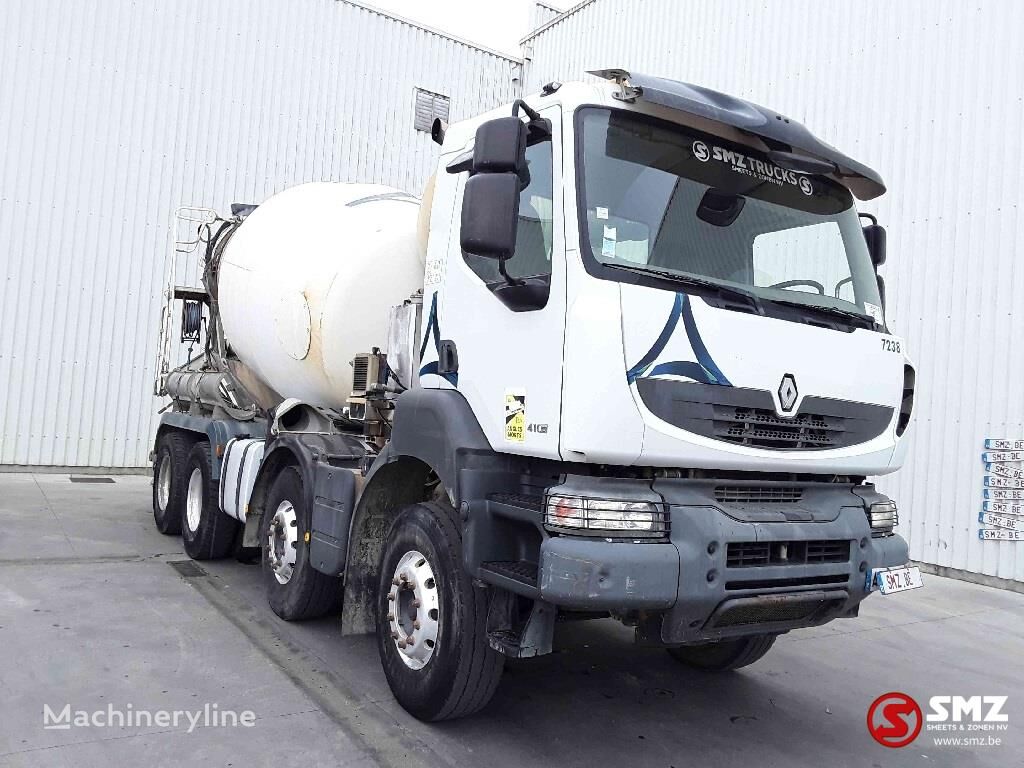 Renault Kerax 410 DXI 360° rotatif belt concrete mixer truck