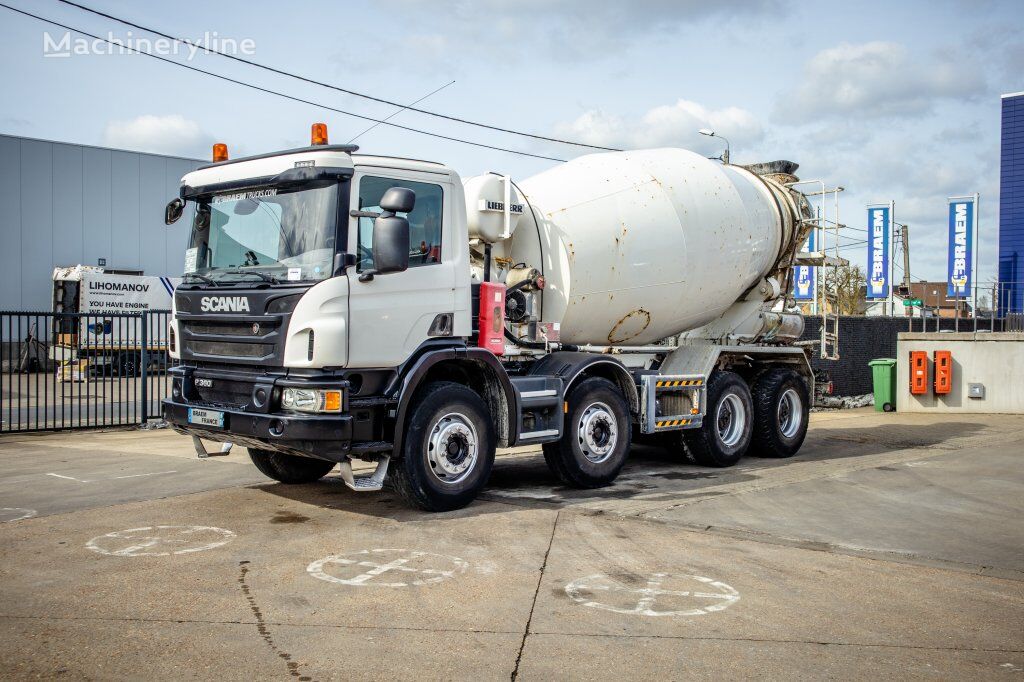 Scania P360+E5+LIEBHERR 9m3 concrete mixer truck