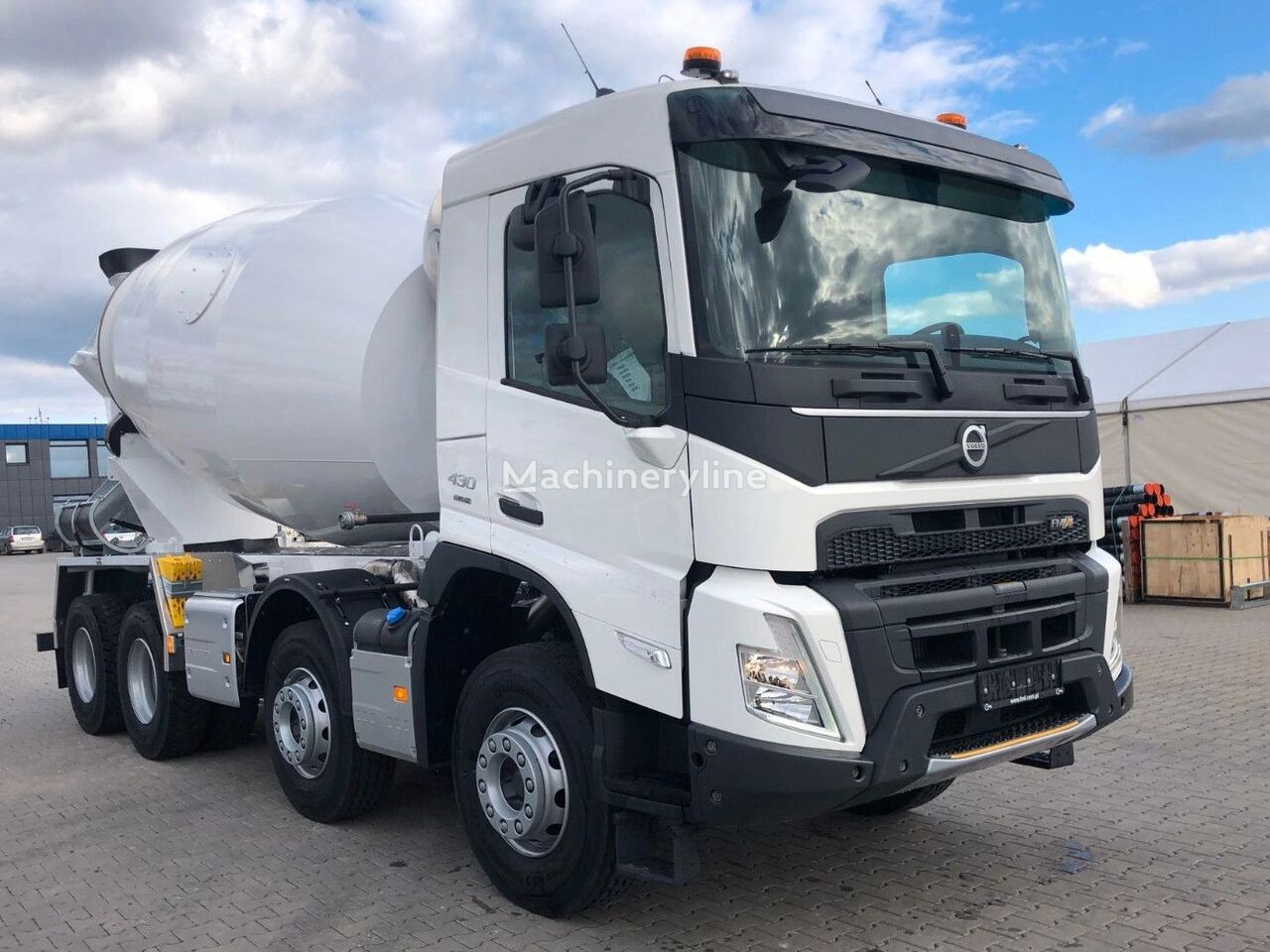 new FML  on chassis Volvo FMX 430  concrete mixer truck