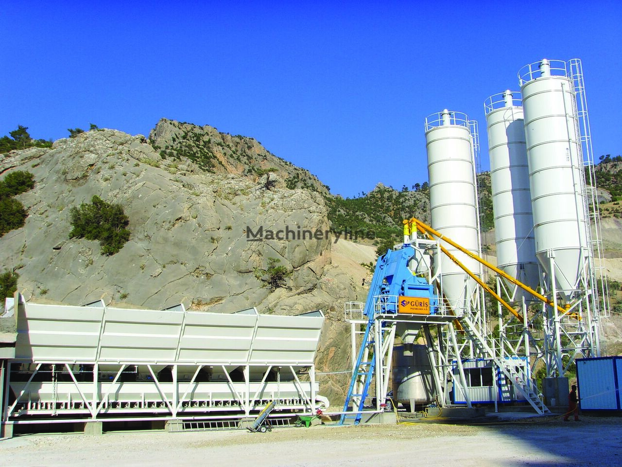 new Güriş GSP 105 CT concrete plant