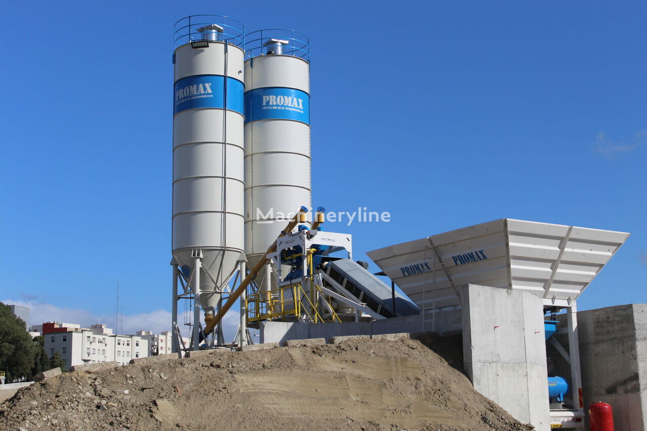 new Promax Centrale à Béton Mobile M100-TWN (100m³/h) concrete plant