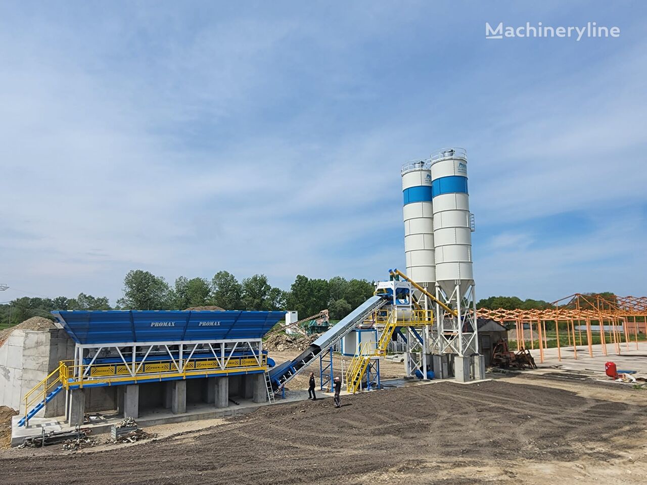 new Promax Compact Concrete Batching Plant PROMAX C100-TWN-LINE (100m/h) concrete plant