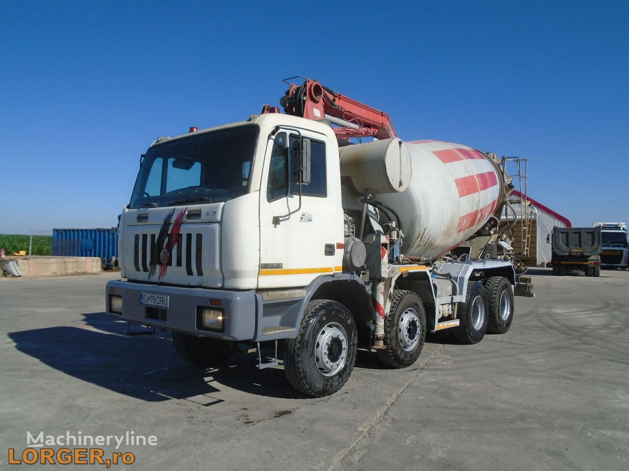 Cifa Astra HD 84.38  on chassis  concrete pump