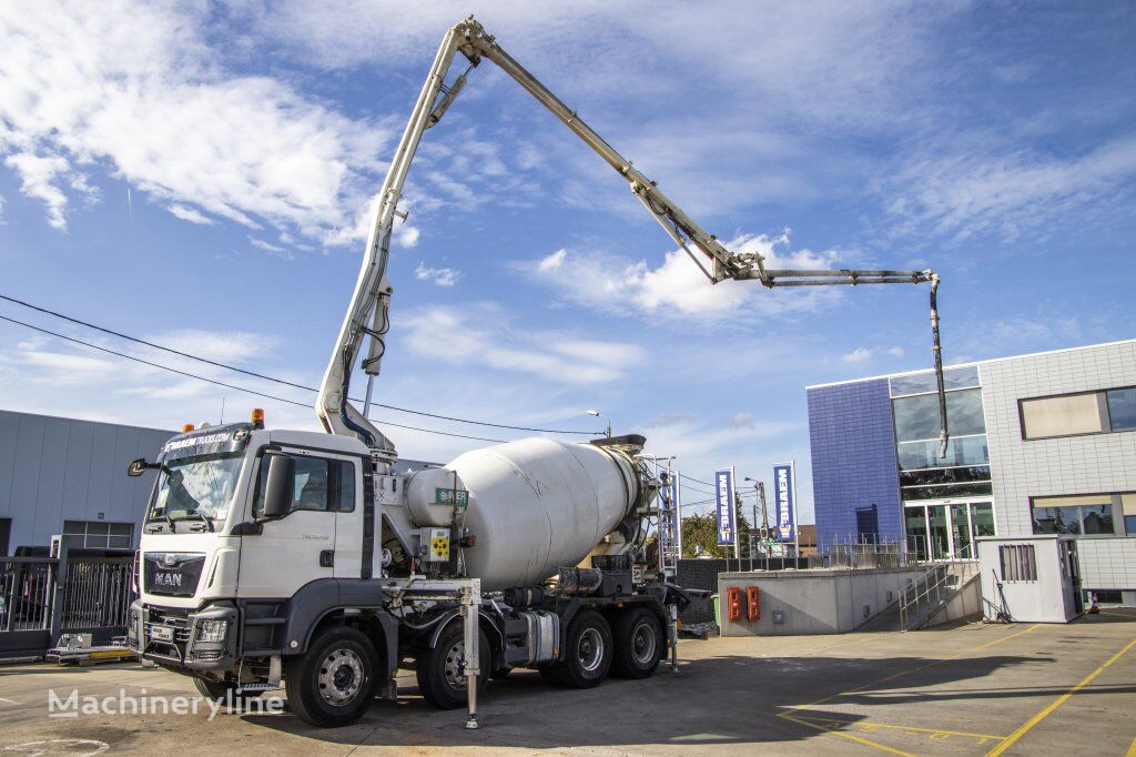 MAN TGS 32.400+PUMI+BOOMIX Z424 concrete pump