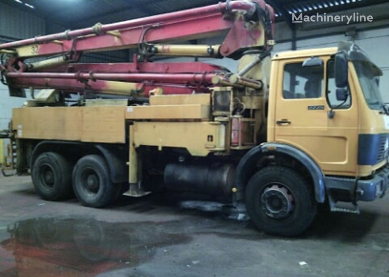 Schwing KWM 32 BPL 1200 on chassis Mercedes-Benz  2228 concrete pump