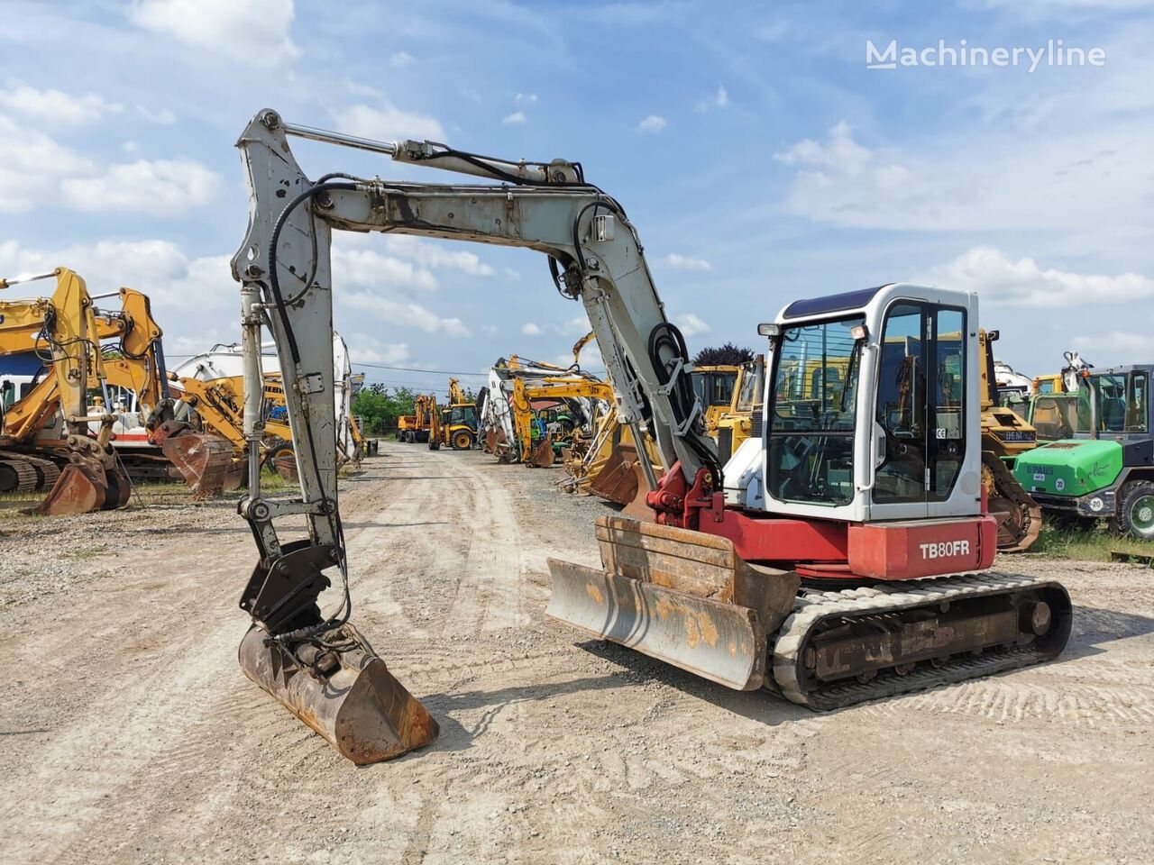 Takeuchi TB80FR mini excavator