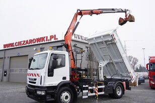 IVECO Eurocargo 160E22 EEV Dump truck / Bortmatic / Crane FASSI F95A.0 mobile crane