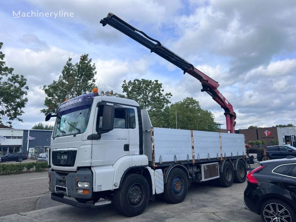 MAN TGS 35.440 8X4 + HMF 2220 K2 MET REMOTE mobile crane