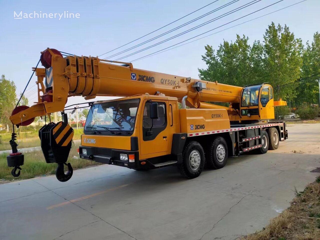 XCMG XCMG QY50K-1 used 50 ton hydraulic mounted mobile truck crane  mobile crane