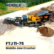 new FABO FTJ 11-75 MOBILE JAW CRUSHER 150-300 TPH | AVAILABLE IN STOCK mobile crushing plant