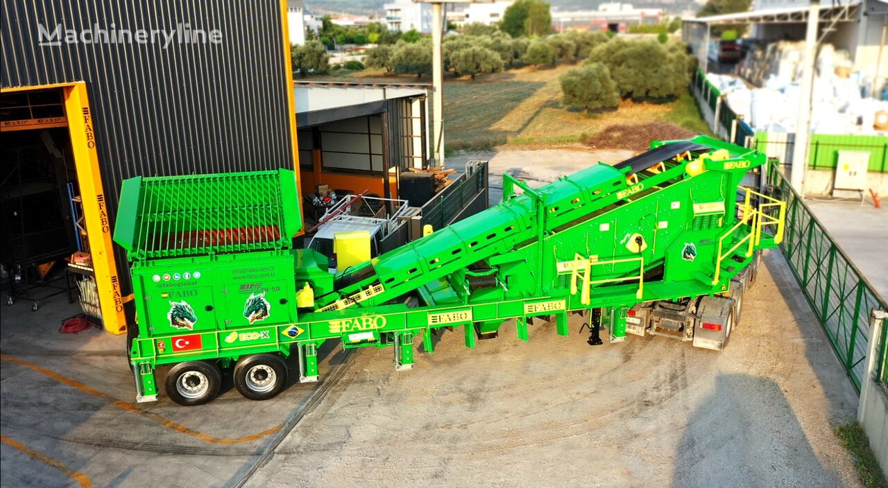 new FABO ME 2050 SERIES MOBILE SAND SCREENING PLANT mobile crushing plant