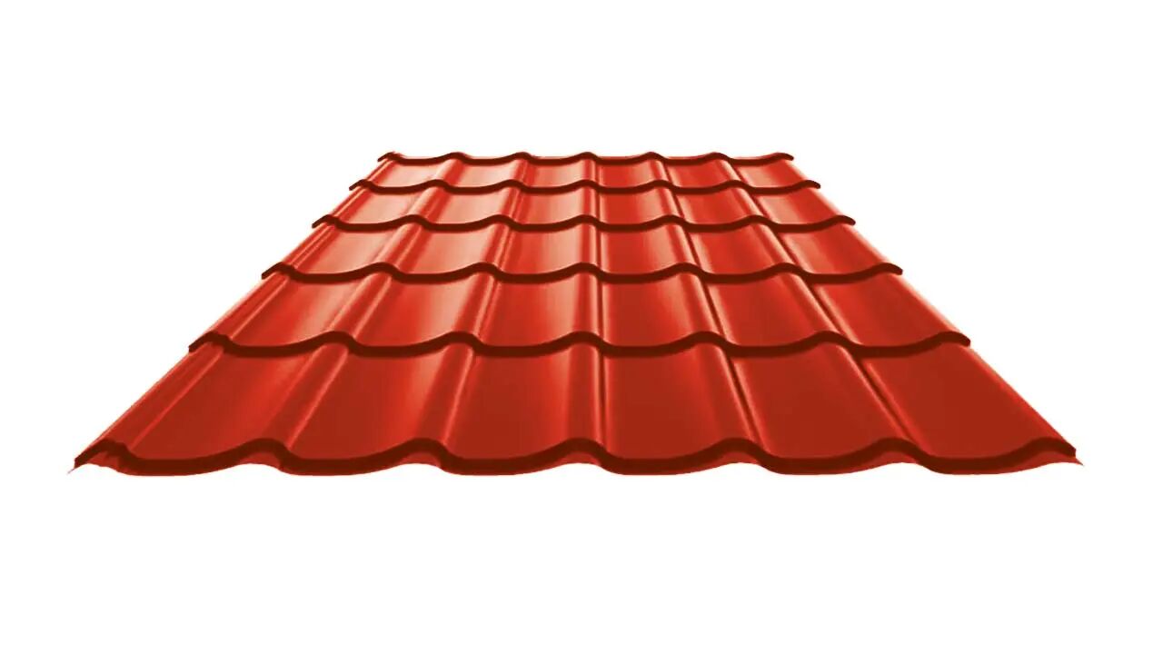 Metal Roof Tile Sheet (Red)