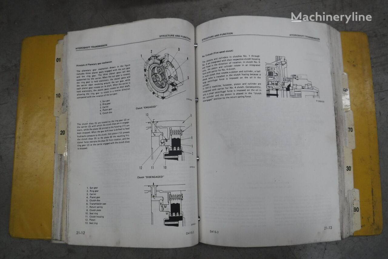 D45,Q-3 instruction manual for Komatsu  D45,Q-3 bulldozer